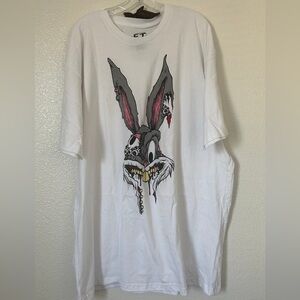 E.T. The Exclusive T-Shirt Club Alex Pardee Rabbit /Bunny Men’s T-shirt ~3XL
